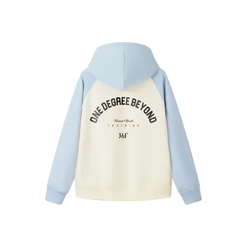 361° Свитшот Унисекс Кремово-белый