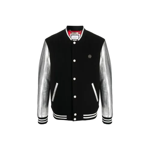 PHILIPP PLEIN Мужские черные куртки