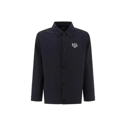 A.P.C FW24 Куртки и Пальто Мужской Черный