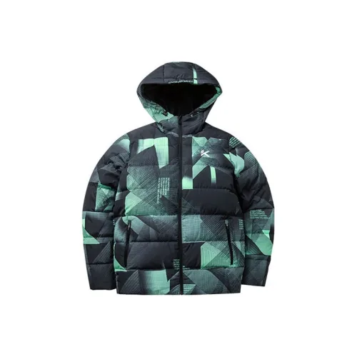 ANTA Пуховик Зимний Мужской Сказка Зеленый