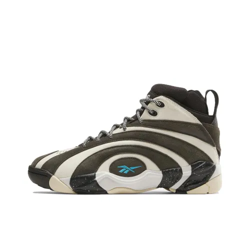 Reebok Shaqnosis High Топ Винтажные Баскетбольные Кроссовки Мужские Черно-Белые