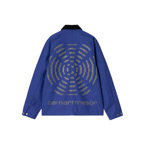 Carhartt WIP x TRESOR SS24 WAY OF The Light Michigan Coat Jacket Unisex Lapiz Blue