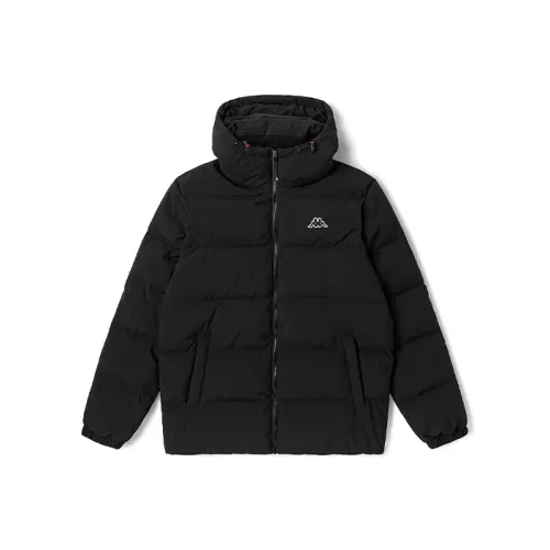 KAPPA Однотонный С капюшоном Утолщенный Пуховик Мужской