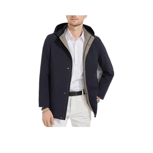 Raidy Boer Куртки и Пальто Мужской Темно-синий