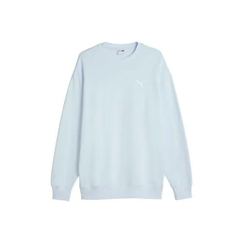 PUMA BETTER CLASSICS CREW TR Толстовка Мужская Aqua Blue