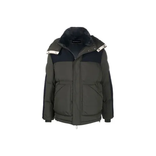 EMPORIO ARMANI Пуховик Мужской Зеленый