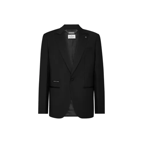 PHILIPP PLEIN FW24 Бизнес-костюм Куртка Мужская Черная