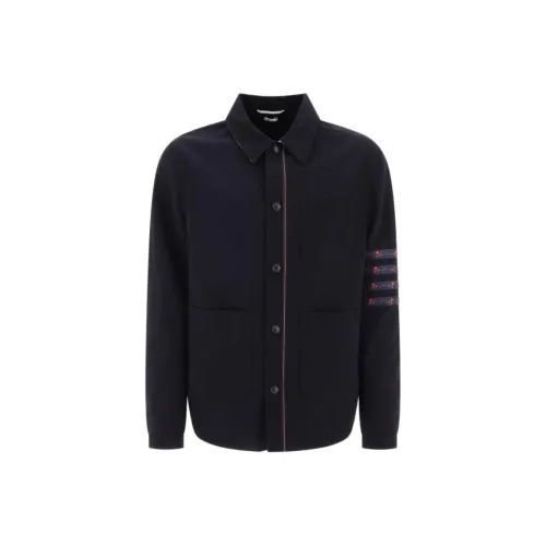 THOM BROWNE Синие Унисекс Куртки
