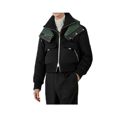 HERMES Мужские черные куртки