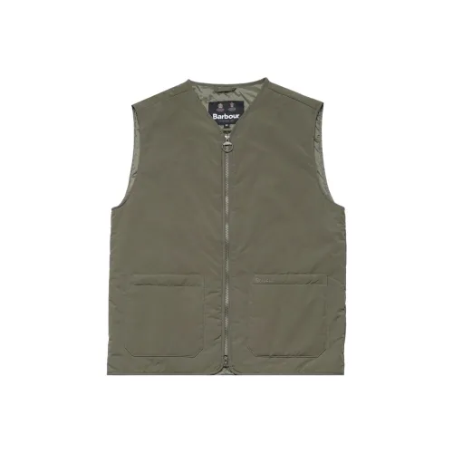 BARBOUR Зеленый Мужской Жилеты