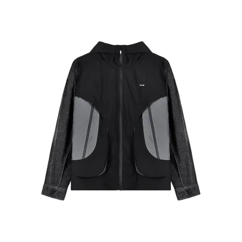 TERRA INCOGNITA Черная унисекс куртка