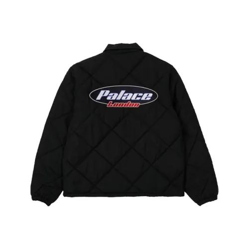 PALACE FW21 Буква Отложной воротник Свободный крой Пуховая куртка Унисекс Черный