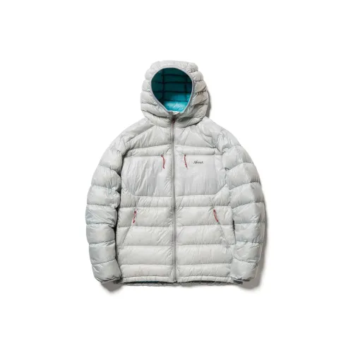 NANGA Light Gray/Lake Blue Мужские Пуховики