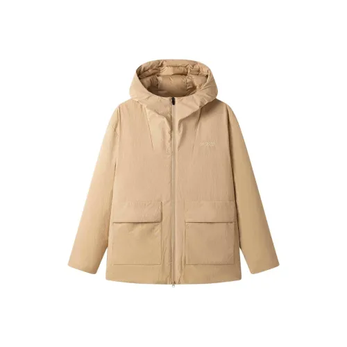 OUTDOOR PRODUCTS Пуховик Мужской Кремовый Хаки