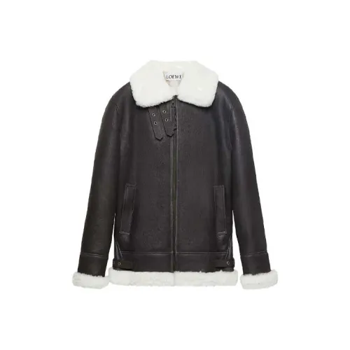 LOEWE FW23 Куртки и Пальто Мужской Коричневый