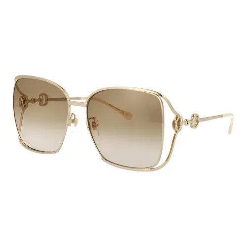 GUCCI Солнцезащитные очки Золотой Унисекс