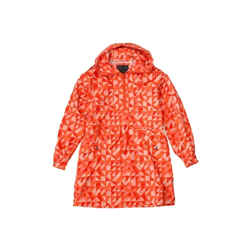 AKCLUB Оранжевый с принтом Мужские Куртки