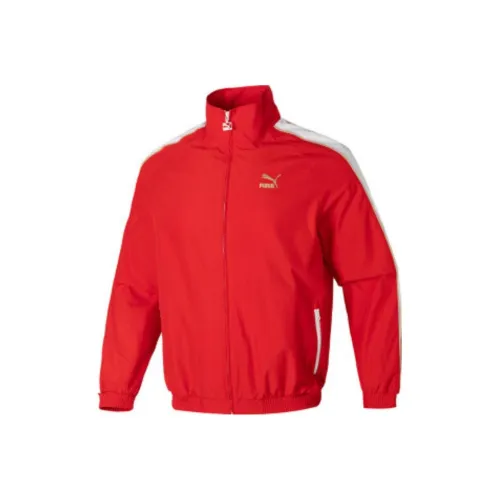 PUMA Куртки и Пальто Унисекс Красный