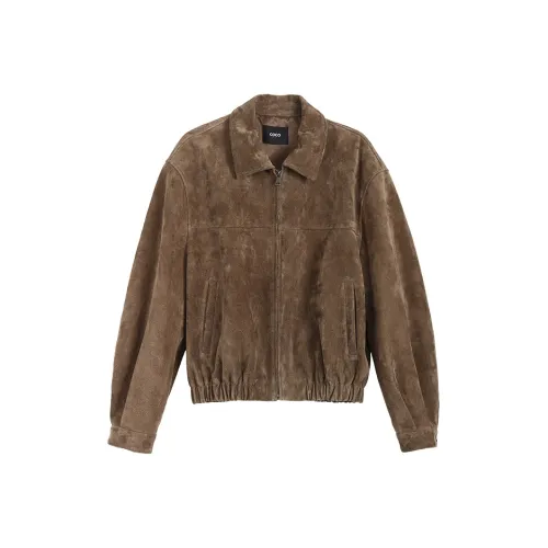 Coco Limited Кожа Куртка Пальто Женские Табачный CAMEL