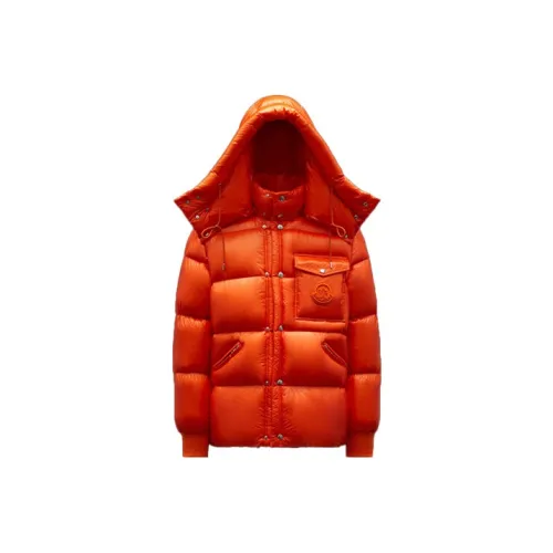 Moncler Пуховик Мужской Оранжевый