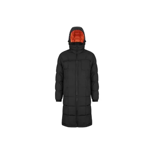 Moose Knuckles FW21 Однотонный С капюшоном Свободный крой ДУГОНАЯ КУРТКА Мужская Черная