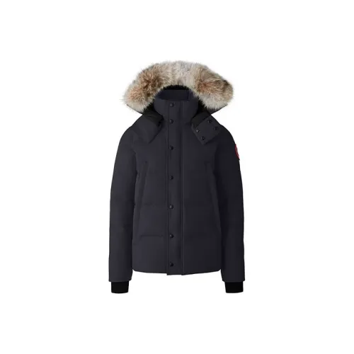 Canada Goose Пуховик Зимний Мужской Темно-синий
