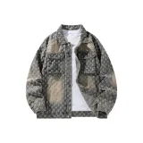Грязно-желтый (Полный принт, стиль Жаккард, серия Шанель, модель JK1839)