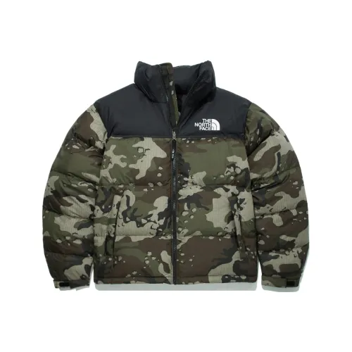 THE NORTH FACE 1996 Collection Пуховик Зимний Унисекс Камуфляж Зеленый