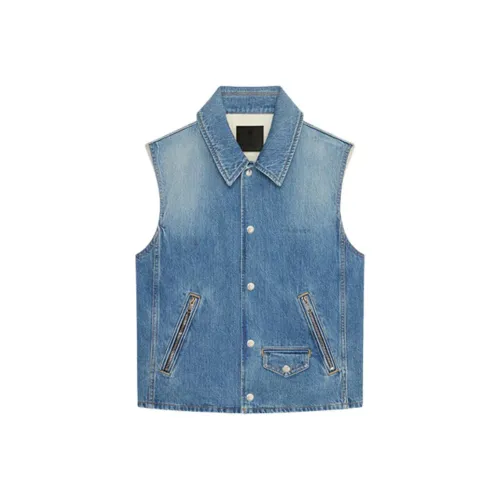 Givenchy Blue Men's Gilets Givenchy Синий Мужской Жилеты