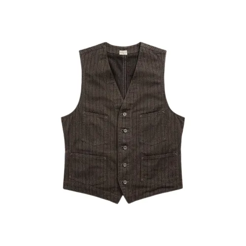Double RL Коричневый Мужской Жилеты