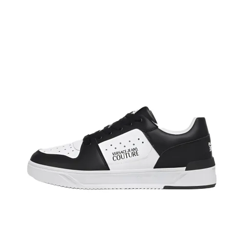 VERSACE JEANS COUTURE Скейтборд Кроссовки Низкие Черные Белые Мужские