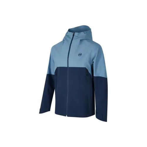 Skechers Водонепроницаемый Ветрозащитный Защита от ультрафиолета And Дышащий Ветровка Унисекс Морской Коллегиальный синий