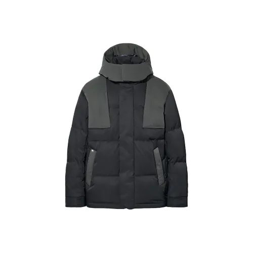 UNIQLO Пуховик Зимний Мужской Индиго