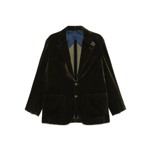 BRIONI FW24 Бизнес-костюм Пальто Мужской Зеленый