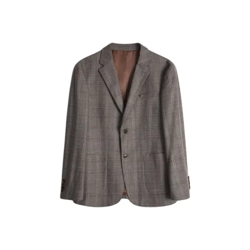 K BOXING Бизнес Костюм Мужской Кофе