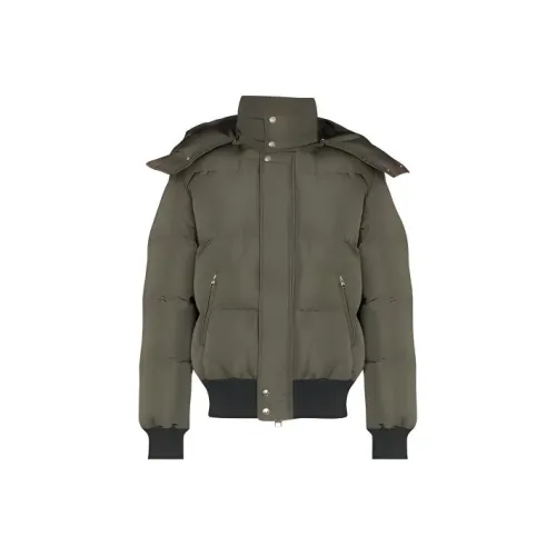 Alexander McQueen Зеленый Мужской Пуховик
