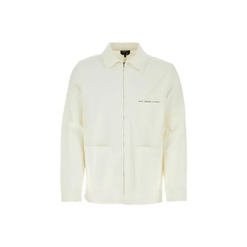 A.P.C Белый Мужской Джинсовые Куртки
