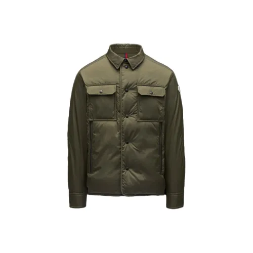 Moncler FW21 Пуховик Мужской Армейский Зеленый