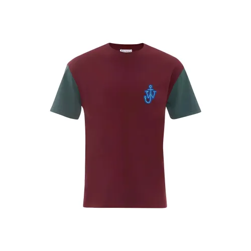 JW Anderson Мужская рубашка T из бургунди