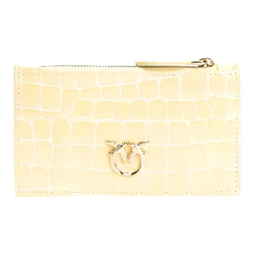 PINKO Galleria Телячья кожа Держатель для карт Женские Желтый