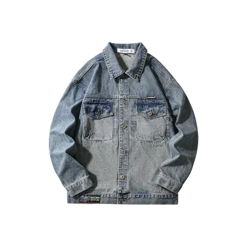 JASONWOOD Cowboy on the Run Denim Jacket Unisex Mist Blue