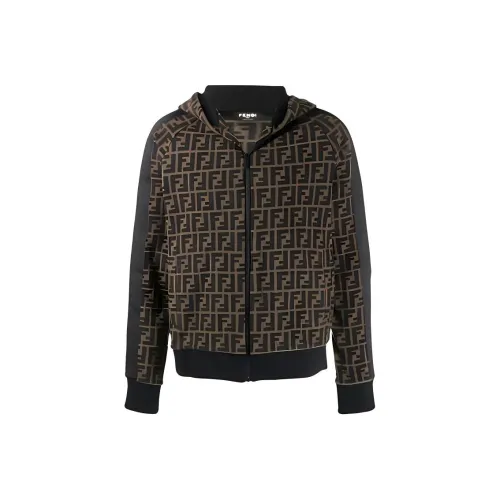 FENDI Куртки и Пальто Мужской Коричневый