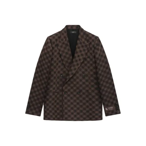 AMIRI FW24 Бизнес-костюм мужской темно-коричневый