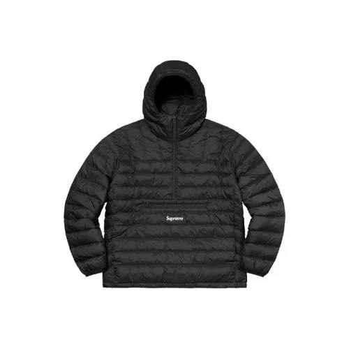 Supreme FW21 Неделя 13 Micro Down Полузастежка С капюшоном Пуловер Down Jacket Unisex