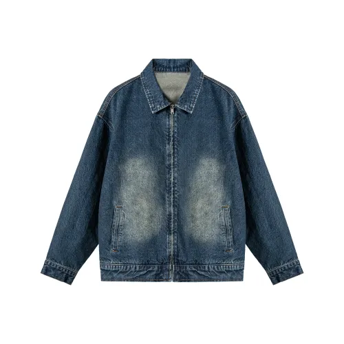 XINYINSU Denim Jacket Unisex Black XINYINSU Деним Куртка Унисекс Черный