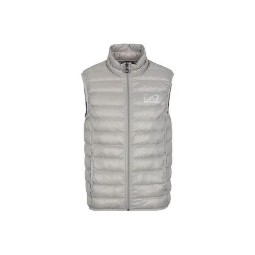 EMPORIO ARMANI EA7 FW23 Жилет Мужской Серебряный