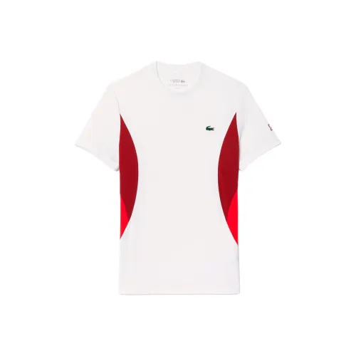 LACOSTE Djokovic Collaboration Белый Мужской T-Рубашки