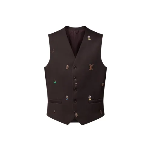 LOUIS VUITTON SS24 Жилет Мужской Коричневый