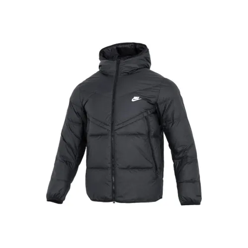 Nike WINDRUNNER Черный Мужской Пух