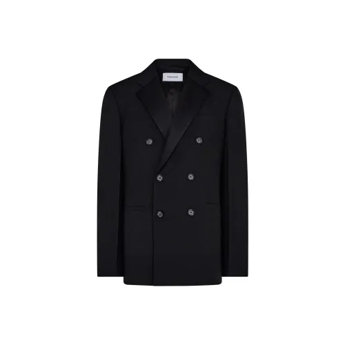 FERRAGAMO FW24 Бизнес Костюм Пальто Мужской Черный